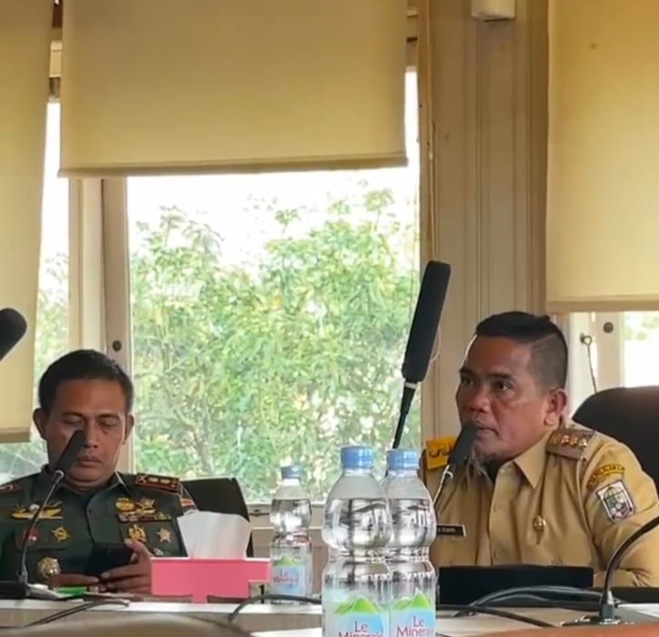 Rapat Persiapan Tanam Padi Serentak, Bupati H Zukri Tekankan Untuk Mewujudkan Kedaulatan Pangan dari Pelalawan
