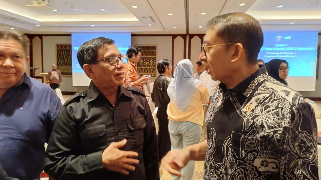 Hadiri Talkshow Bersama Menteri Fadli Zon, Ketum Hendri Ch Bangun: PWI Siap Dukung Kembud