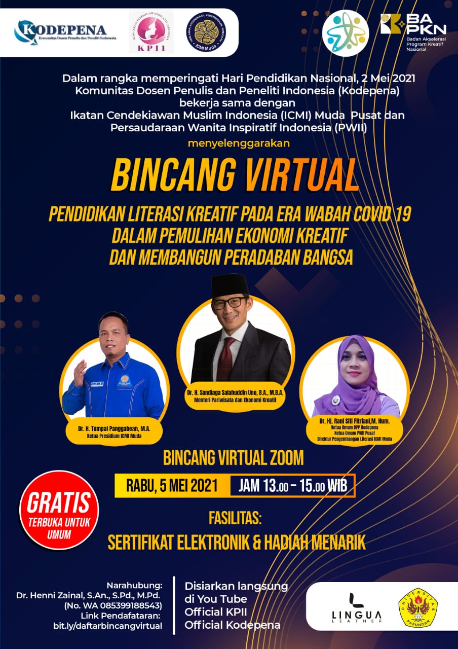 Peringatan Hardiknas 2021, Menteri Pariwisata Jadi Pembicara 