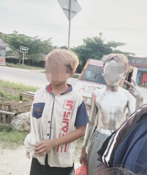 Ternyata Manusia Silver dan Pengemis di Pangkalan Kerinci Bukan Warga Pelalawan