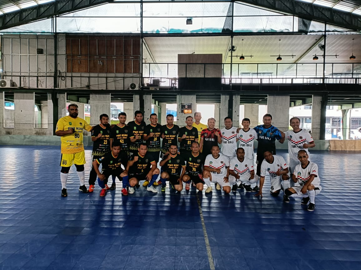 Tim Futsal U40 PWI Riau Gulung Bali Skor 11-1, Febri Sugiono Sumbang Satu Gol