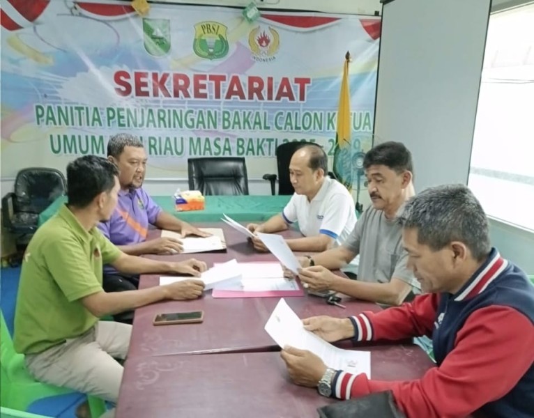 Dari Dua Pendaftar, Tim Penjaringan Tetapkan Hanya Satu Calon Ketua Umum PBSI Riau Lolos Verifikasi