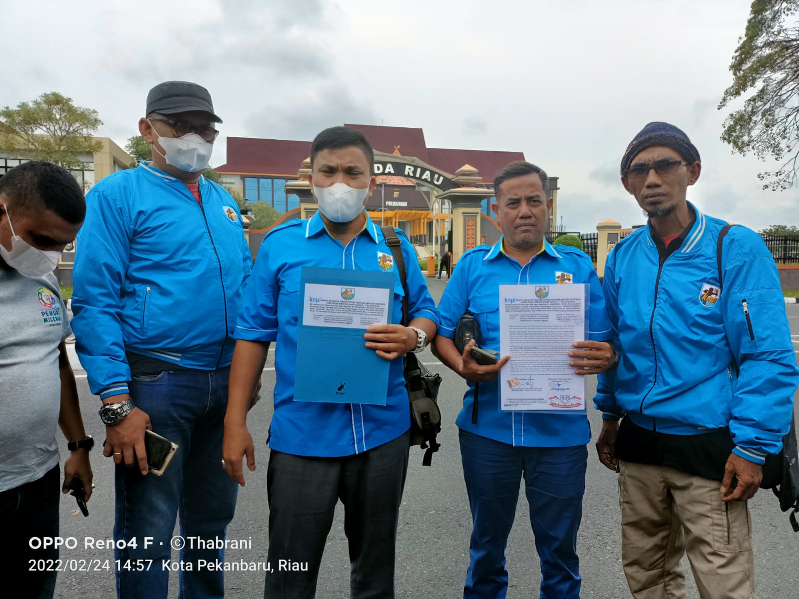 KNPI Riau Resmi Laporkan Menteri Agama Ke Polda Riau