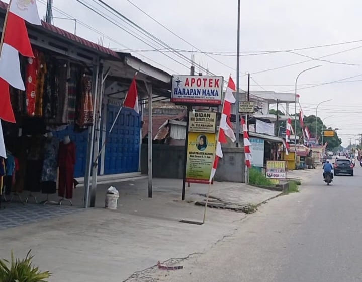 Geliat Kemerdekaan RI di Kelurahan Pangkalan Kerinci Kota Mulai Terasa