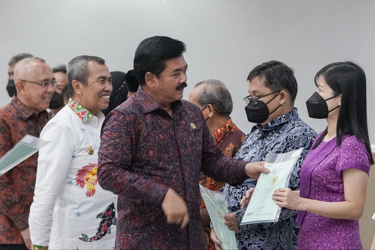 Menteri ATR/BPN Lakukan Pertemuan Bersama Kepala Daerah Se-Provinsi Riau