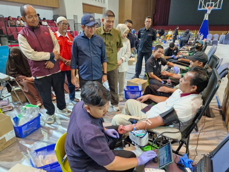 Donor Darah ke-75 KDD Riau Kompleks RAPP Pecahkan Semangat Kemanusiaan, Terkumpul 1.257 Kantong Darah