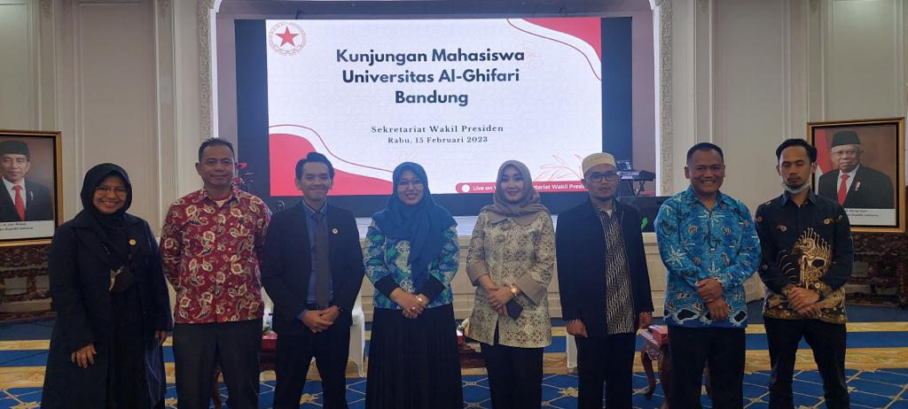 Mahasiswa Fisip Universitas Al-Ghifari Kunjungan Ilmiah ke Istana Wakil Presiden