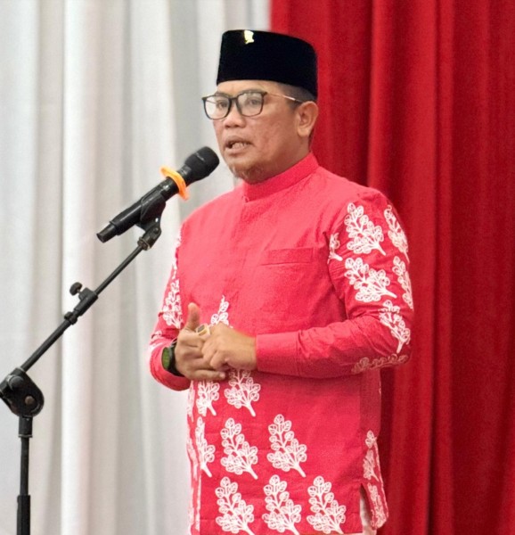 Bupati Pelalawan Ajak Warga Perkuat Persatuan pada Malam Resepsi Kenegaraan HUT RI ke-80