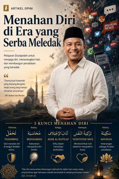Menahan Diri di Era yang Serba Meledak  Oleh : Iswadi M.Yazid