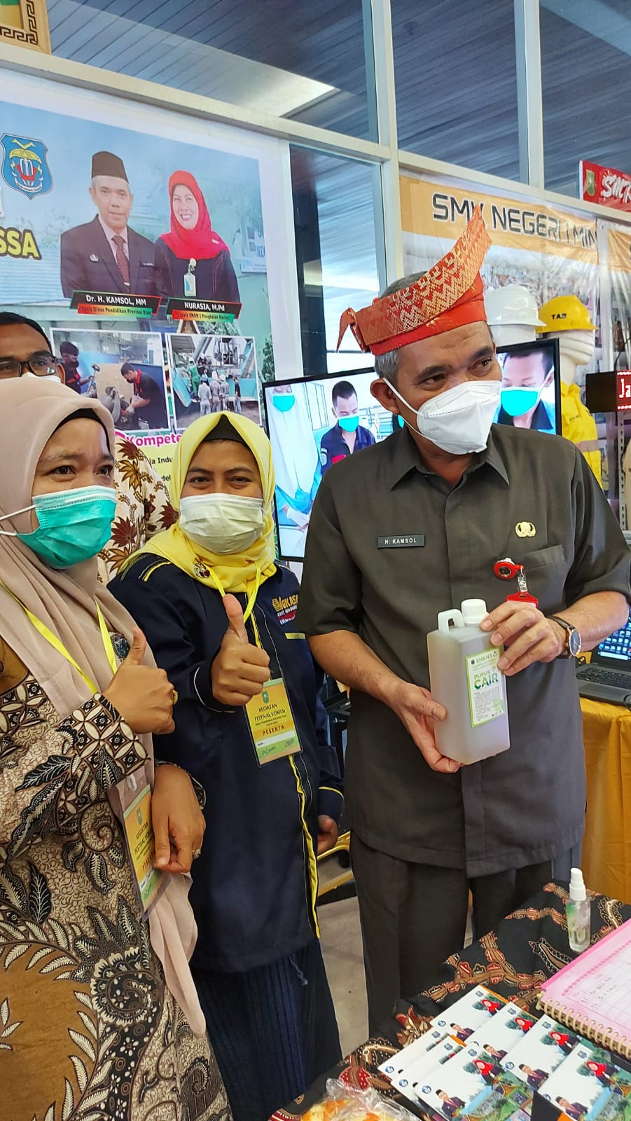 SMKN 1 Pangkalan Kerinci Tampilkan Karya Teknik Energi Biomassa di Gebyar Vokasi
