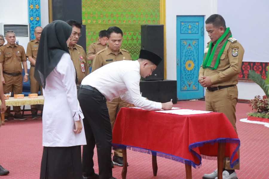 280 Tenaga P3K Guru dan Kesehatan Resmi Dilantik, Ini Harapan Bupati H. Zukri Minta Perhatikan Anak Yatim