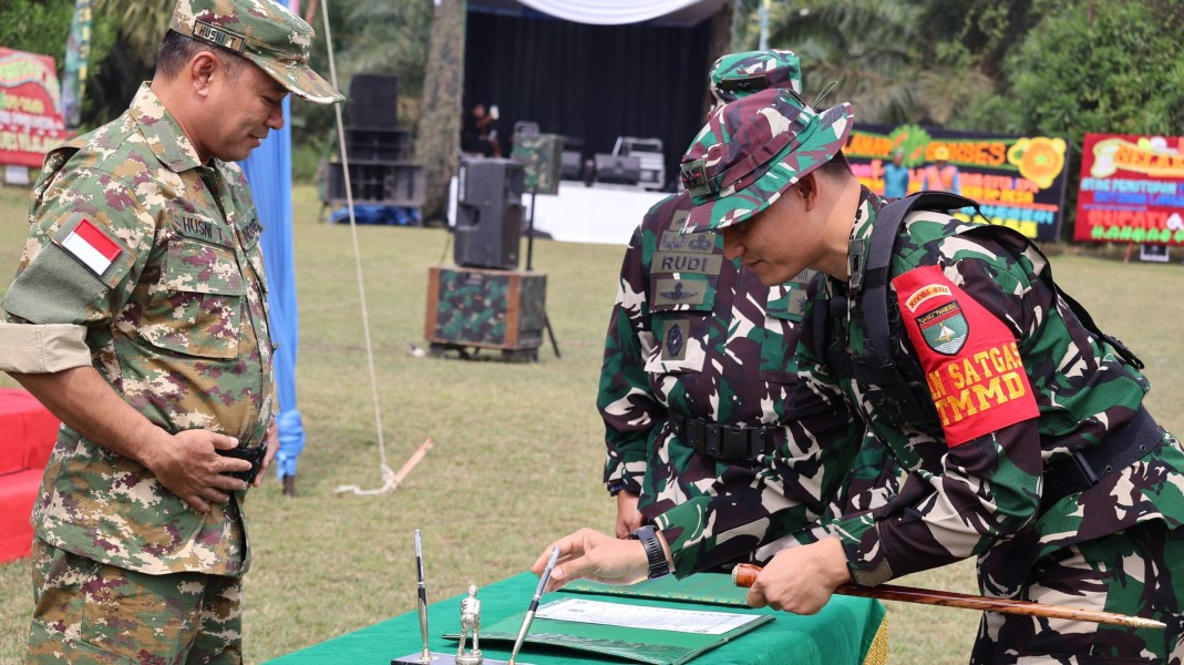 Tutup TMMD Ke-129 Kodim 0313/KPR, Kasdam XIX / TT Berikan Apresiasi