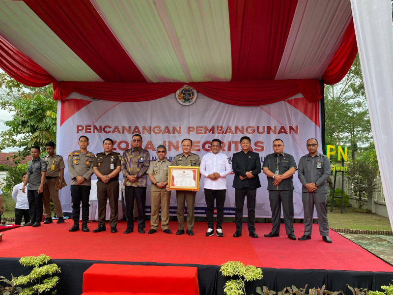 Penandatanganan Pencanangan Zona Integritas BPN, Bupati H Zukri SM Berharap Pelayanan Semakin Baik Dirasakan Masyarakat