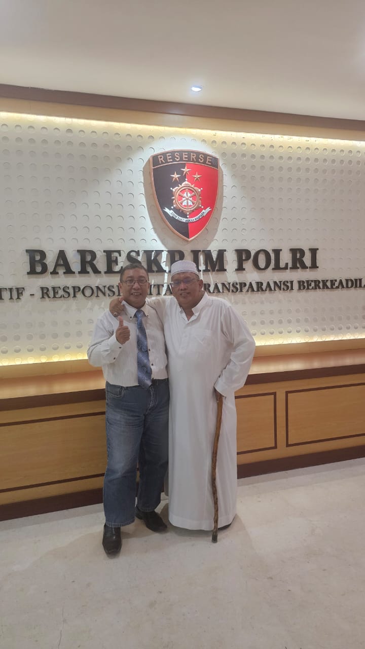 Hina Ulama dan Pesantren  FKPP Bandar Lampung Laporkan Akun Tiktok @kusumasaid888 ke Mabes Polri