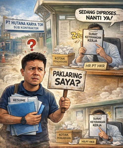 Paklaring Tak Kunjung Diberikan, PT HKR Subkontraktor PT RAPP Disorot Soal Hak Pekerja