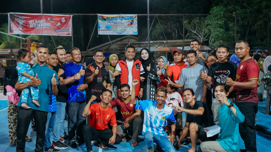 Desa Telayap Juara 1, Bupati H Zukri Saksikan Pertadingan Final Bola Voli Pangkalan Panduk