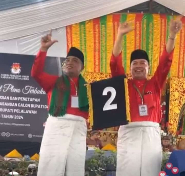 Paslon Zukri-Tamrin Dapat Nomor Urut 2,  Ferly Repdem Sebut Pertanda 2 Periode