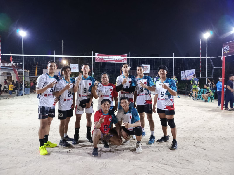 Rindu Palala Sabet Juara Dua Volly Ball Usai Kalah Dari Telkomsel