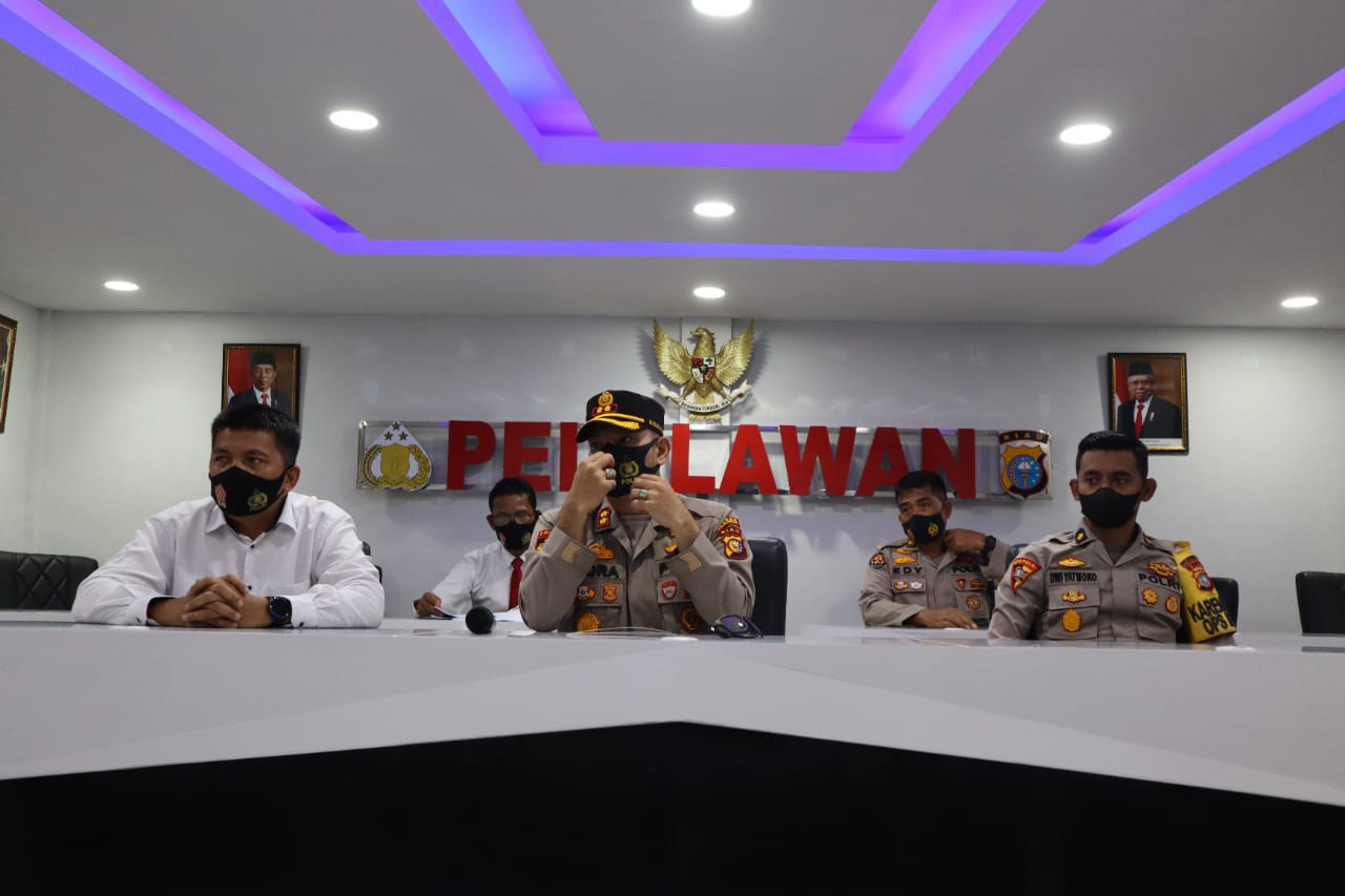 Polres Pelalawan Catat Peningkatan Kasus Kecelakaan Lalu Lintas Selama Tahun 2021