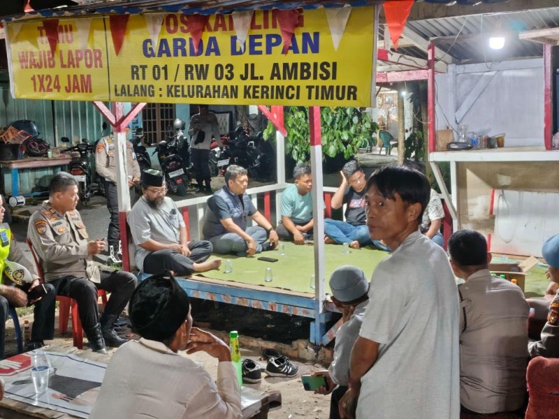 Wujudkan Kamtibmas Aman, Kapolres Pelalawan Turun Langsung Pimpin Patroli Malam
