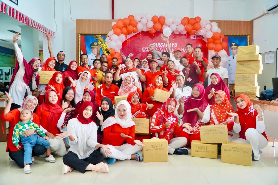 Semangat HUT Ke-80 RI, Diskomifotik Rokan Hilir Gelar Beragam Lomba