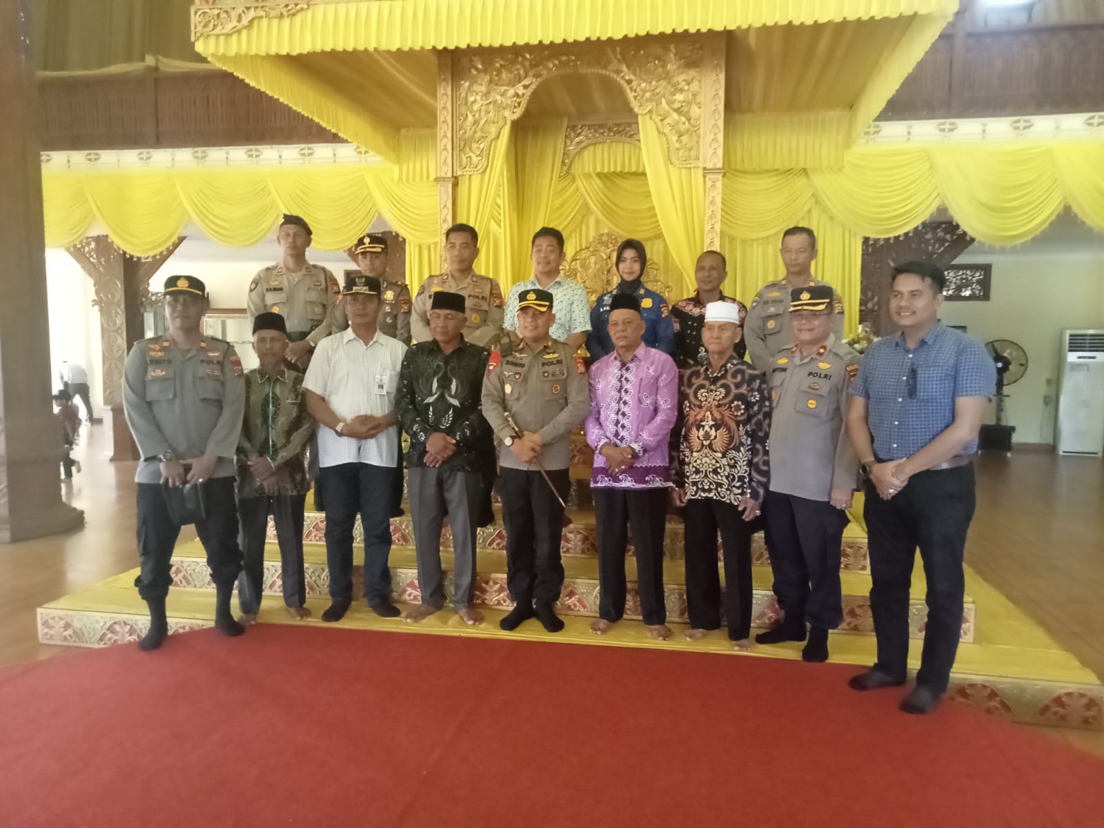 Safari Harkamtibmas Harmoni, Kapolres Pelalawan Berkunjung ke Istana Sayap Pelalawan.