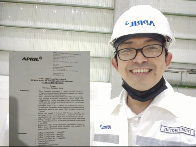 Kasus PHK di Anak Usaha APRIL Group Disorot, Iyus Timotius Klaim Tak Adil