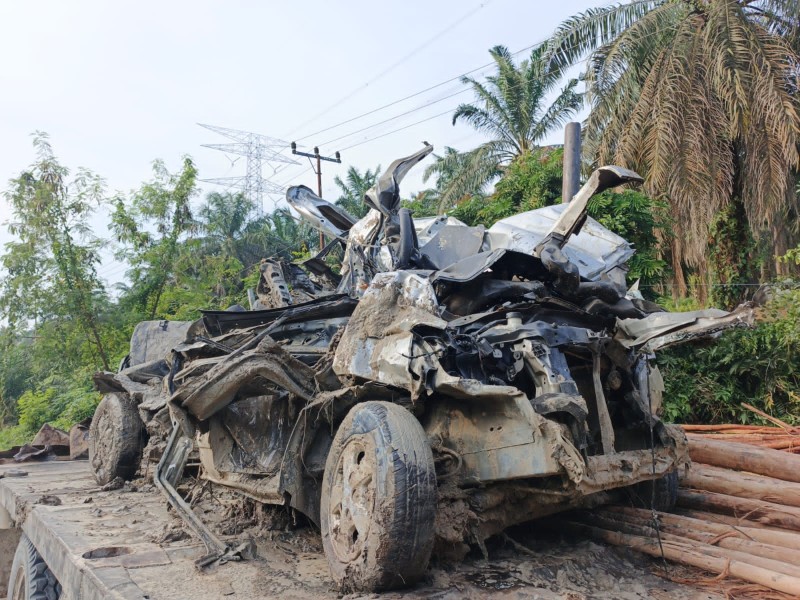 Kecelakaan Maut di Jalan Lintas Timur Sebabkan 3 Orang Meninggal Dunia, Polres Pelalawan dalami Penyelidikan
