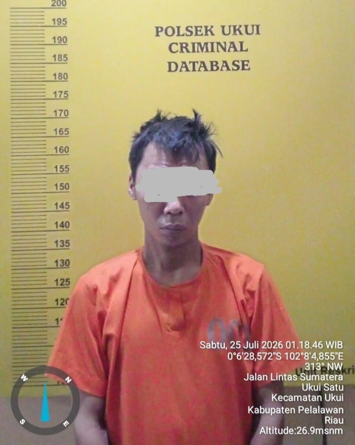 Terekam CCTV, Pencuri Motor di Ukui Dibekuk Warga dan Polisi
