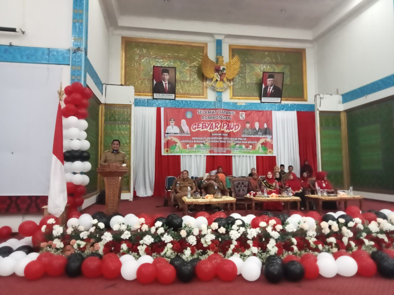 Bupati Pelalawan Buka Gebyar PAUD SE Kabupaten Pelalawan