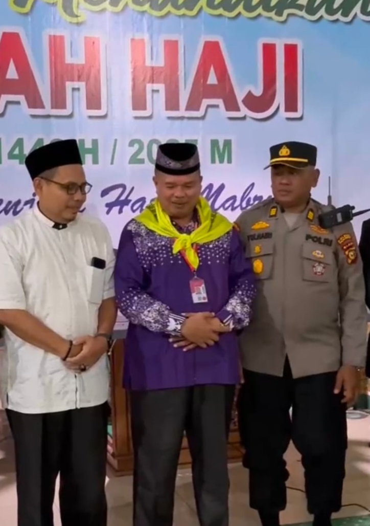 Pj Sekda Pelalawan Lepas Jamaah Haji Kloter 08 Sebanyak 268 Orang Tahun 2025