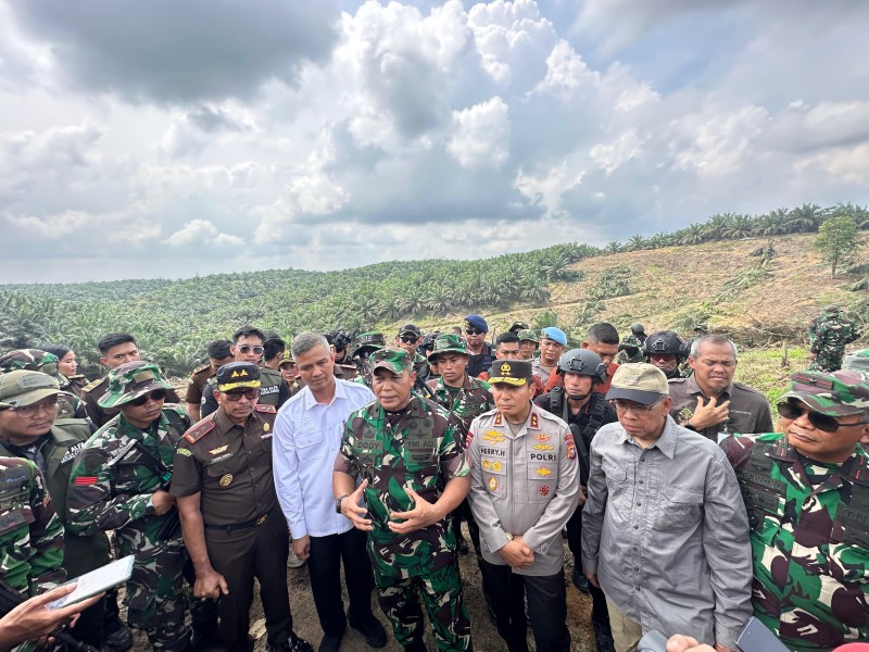 Serahkan Secara Sukarela, Kembali Satgas PKH Eksekusi Lahan Sawit Seluas 301 Hektare di TNTN