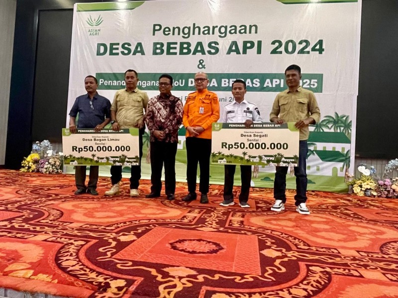 Pemda Pelalawan Penandatanganan MoU Program Desa Bebas Api Tahun 2025-2026