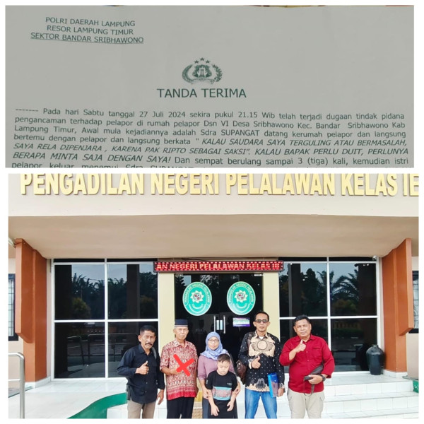 Suripto Diancam, Usai Jadi Saksi Kasus Dugaan Gunakan Ijazah Milik Orang Lain di PN Pelalawan