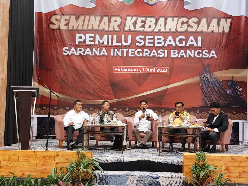 Korpus BEM Se Riau Taja Seminar Kebangsaan Tema Pemilu Sebagai Integrasi Bangsa