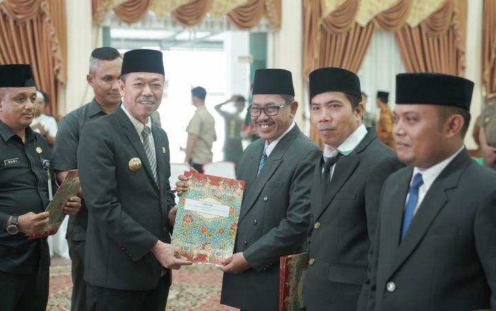 Komisioner ,dan Pengawas Baznas Rohil dilantik Masa Bakti 2023-2028