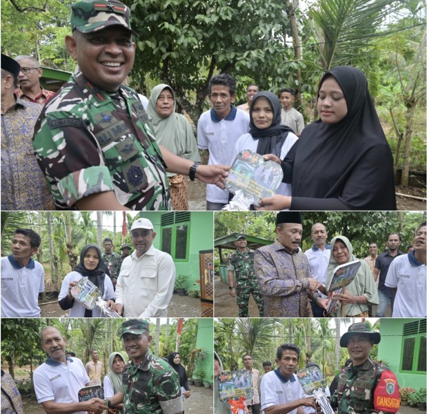Lima Rumah Layak Huni Diserahkan Kunci, TMMD ke-129 Wujudkan Harapan Warga Pidie