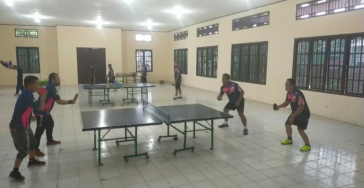 Fokus Latihan, Atlet Tenis Meja Pelalawan Siap Berikan Terbaik di Ligatama Invitation Se-Sumatera