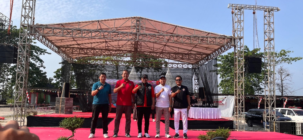 Buka Kejuaraan Tarkam Kemenpora Tingkat Kabupaten Pelalawan, Bupati Zukri Berharap muncul talenta berkualitas