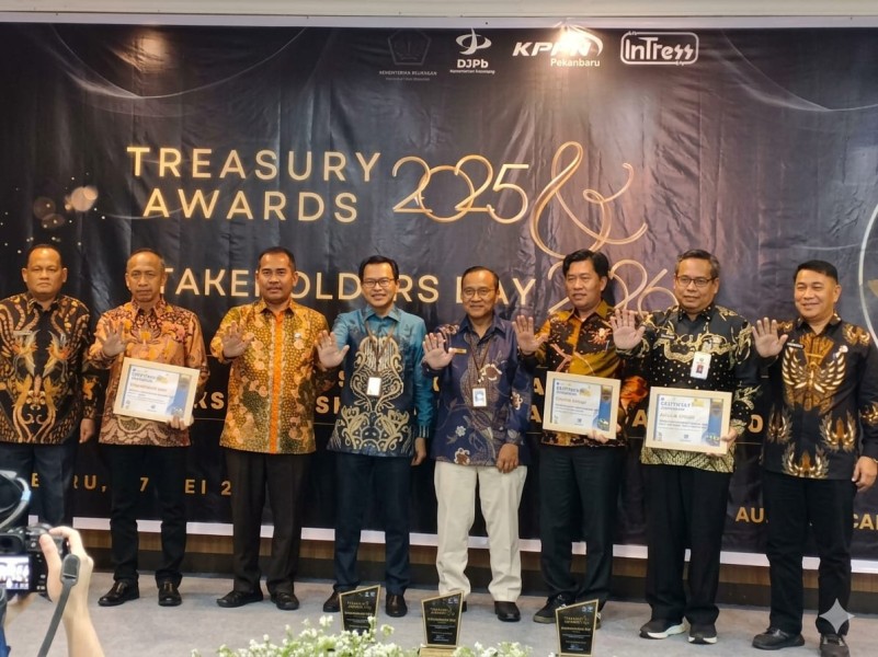 Pelalawan Raih Treasury Award 2025, Bukti Pengelolaan Keuangan Daerah Makin Berkualitas