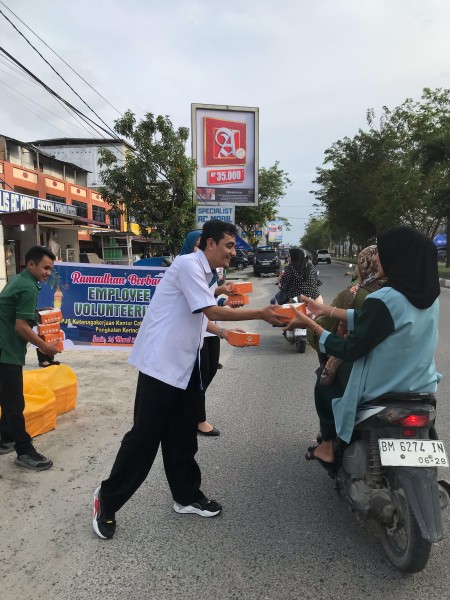 Indahnya Berbagi, BPJS Ketenagakerjaan Cabang Pelalawan Pangkalan Kerinci Gelar Employee Volunteering