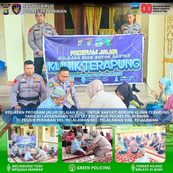 Polres Pelalawan Sentuh Ekonomi Warga Pesisir Lewat Program Jelajah Riau Untuk Rakyat