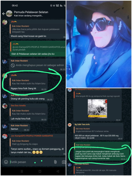 Disayangkan Kakak Kandung Nasarudin Paslon 01 Menghina Zukri Secara Fisik