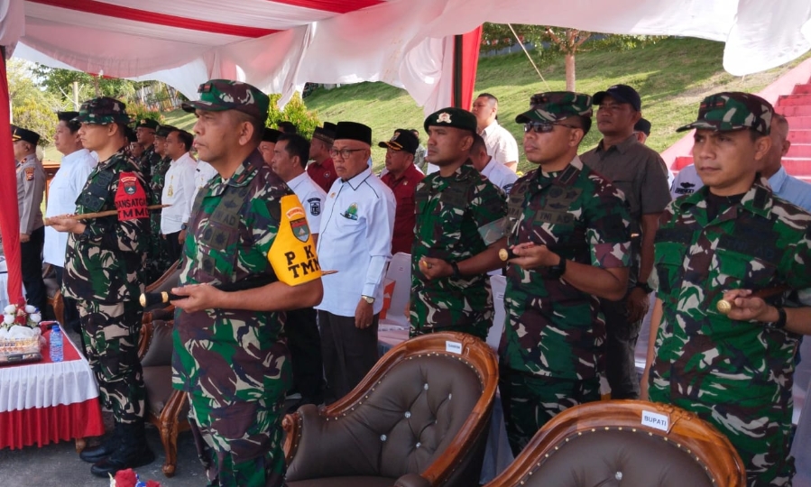 Kodim 0313/KPR Laksanakan Apel Pembukaan TMMD ke-129 TA 2026 di Kabupaten Pelalawan