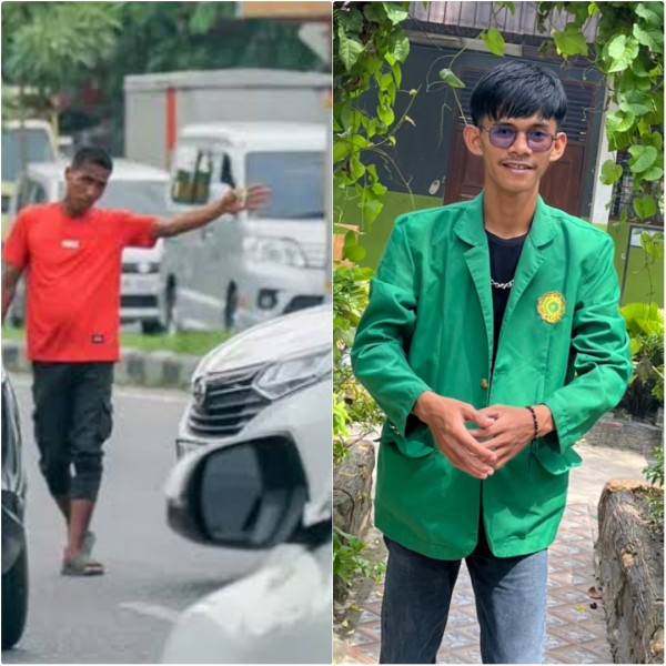 Mahasiswa Hukum Universitas Muhammadiyah Riau Soroti Pekerjaan Pak Ogah Pengatur Jalan di Pekanbaru