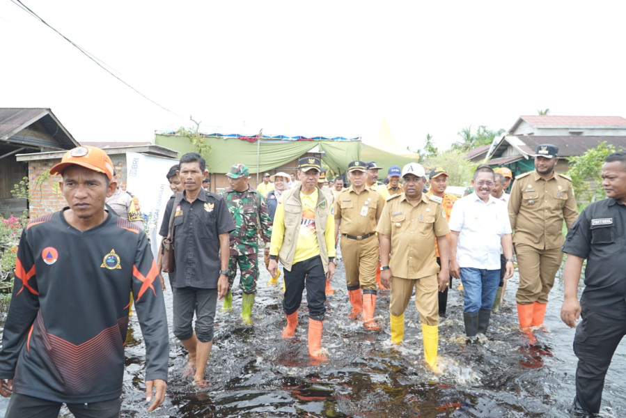 Bupati Rohil Panggil PT Diamond bersama PT Sindora Seraya Dalam Siaga Darurat Banjir