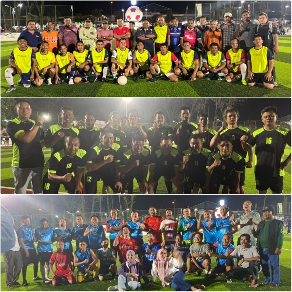 RT dan RW Kelurahan Pangkalan Kerinci Kompak, Pertandingan Trofeo Berlangsung Meriah