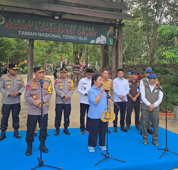Kapolri Tinjau PLG Tesso Nilo, Tegaskan Komitmen Pulihkan 81 Ribu Hektare Habitat Gajah Sumatera