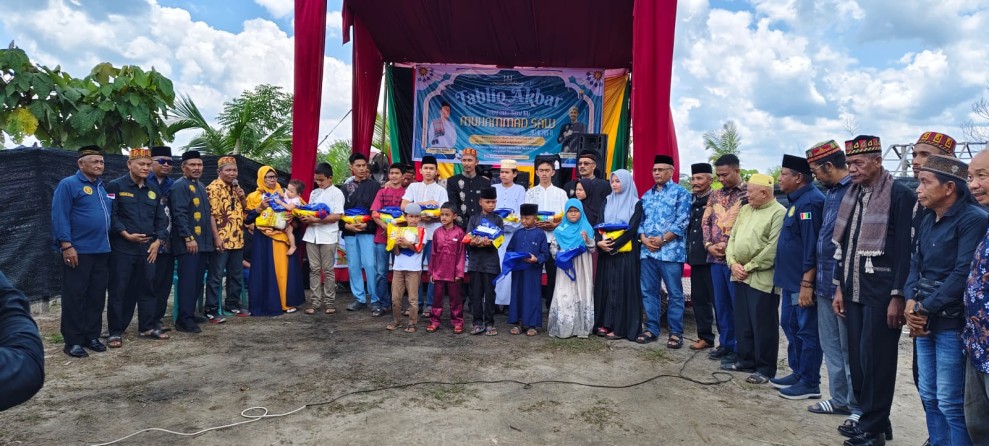 KABARAS Pelalawan Sukses Gelar Maulid Nabi dan Santunan Anak Yatim