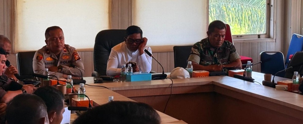 Pimpin Rapat GTRA, Bupati Tegaskan Penyelesaian Konflik Agraria PT THIP dengan mengedepankan kepastian hukum dan berkeadilan